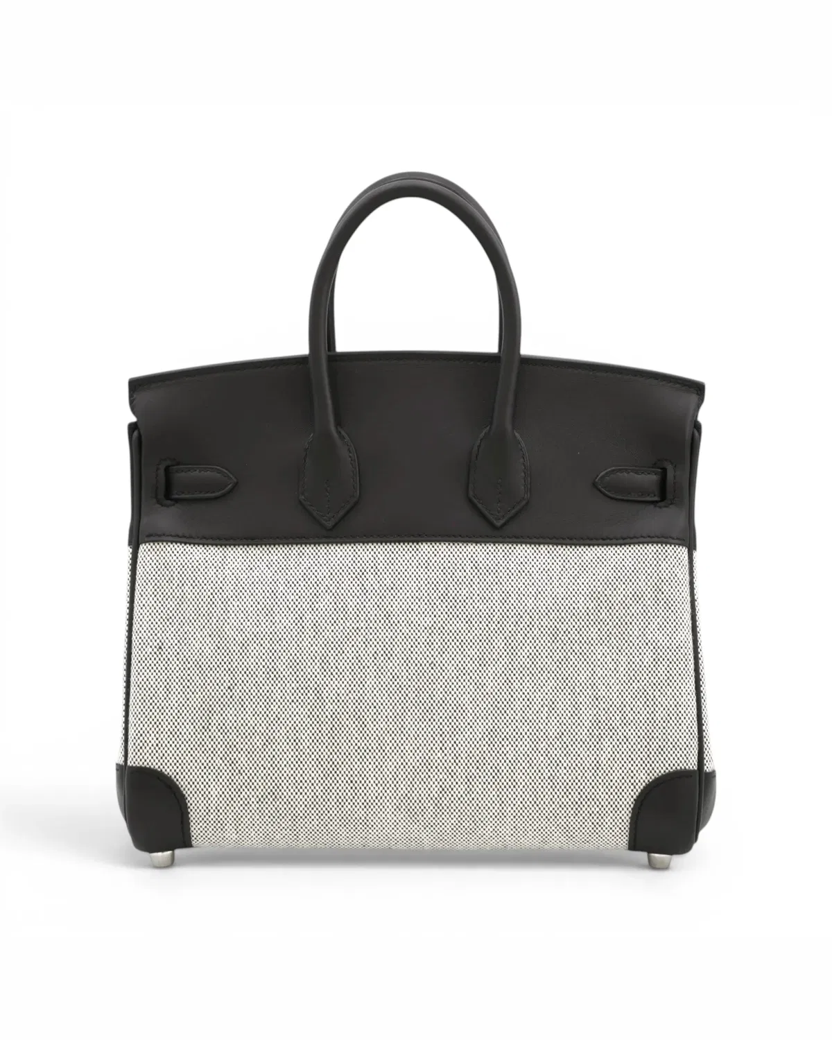 Hermès Birkin 25, Noir / Écru
