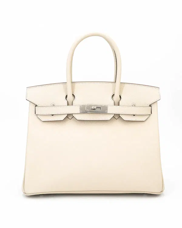 Hermès Birkin 30, Craie