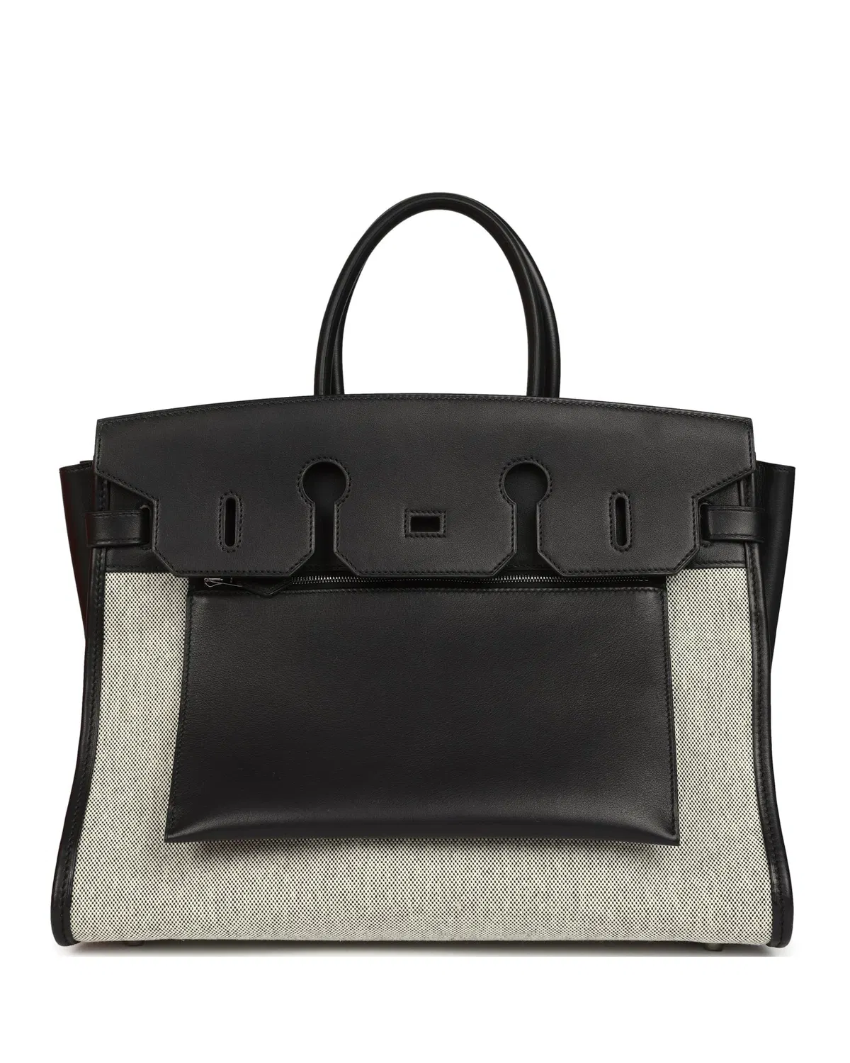 Hermès Birkin À l'Envers 35, Noir / Écru