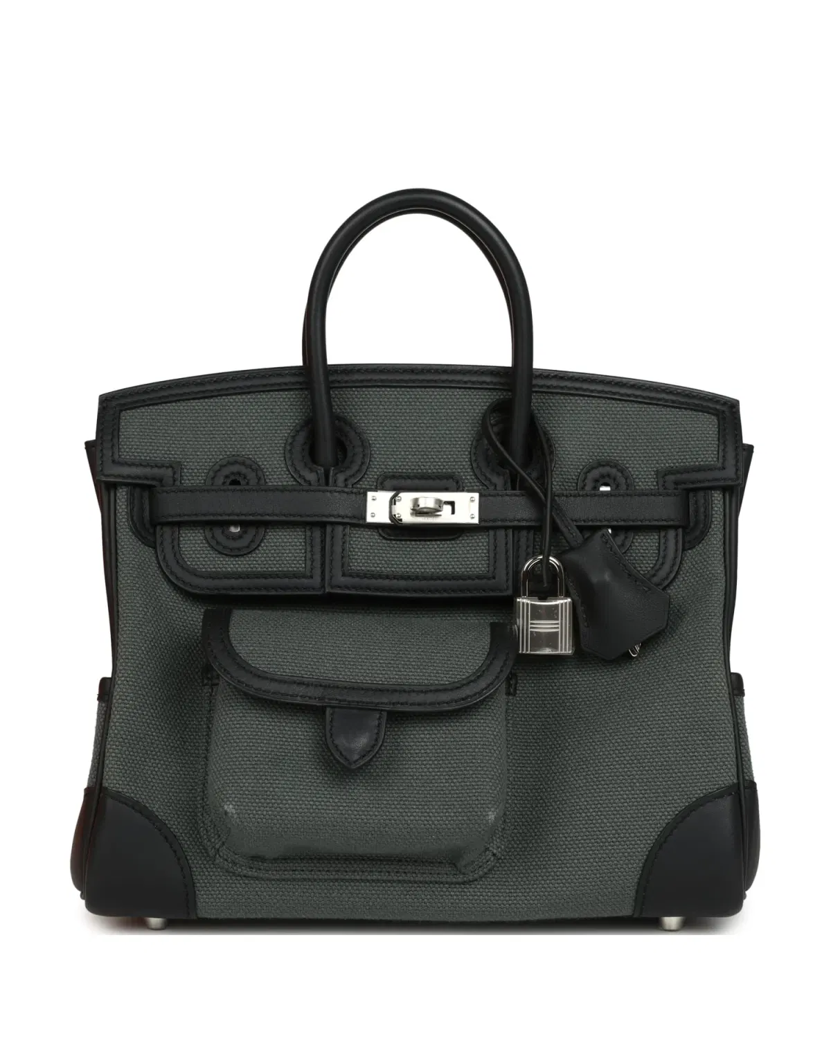 Hermès Birkin Cargo 25, Vert Mangrove / Noir