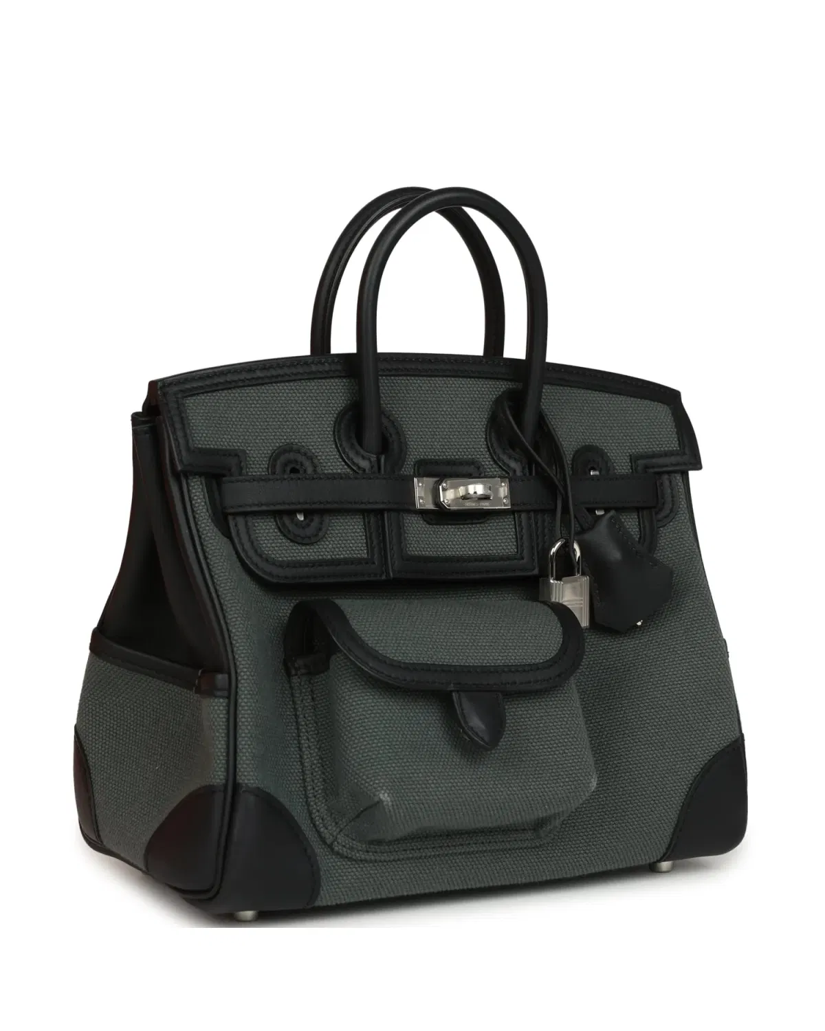 Hermès Birkin Cargo 25, Vert Mangrove / Noir