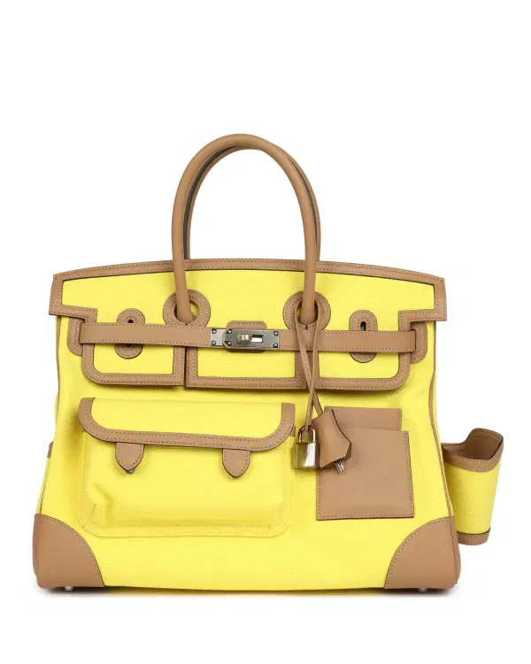 Hermès Birkin Cargo 35, Jaune Citron / Chai