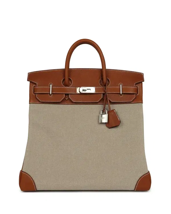 Hermès Birkin HAC 40, Fauve / Ficelle