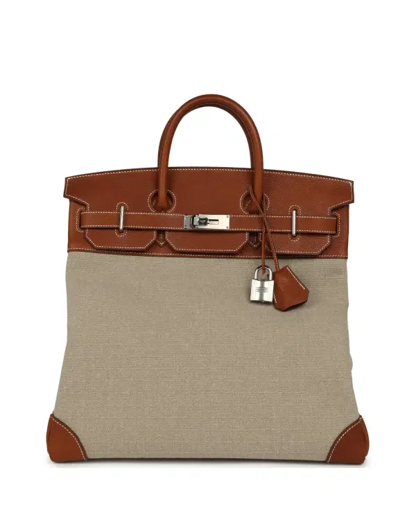 Hermès Birkin HAC 40, Fauve / Ficelle