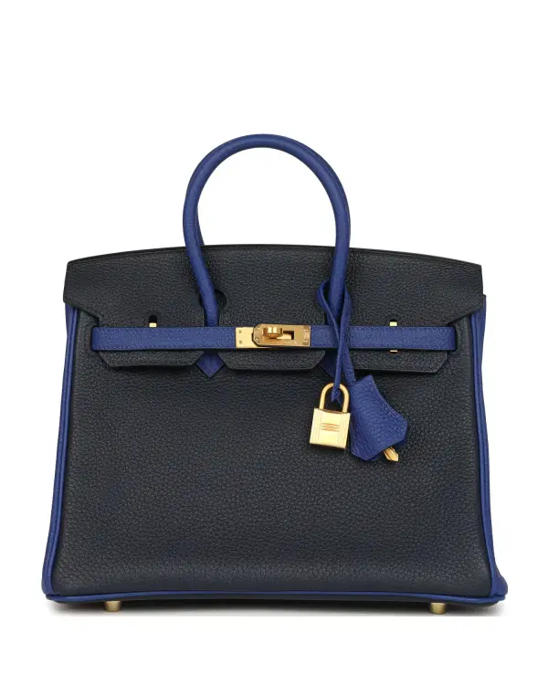 Hermès Birkin HSS 25, Bleu Nuit / Bleu Électrique