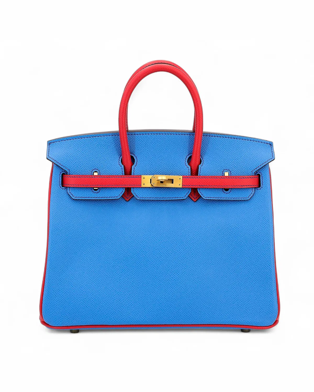 Hermès Birkin HSS 25, Bleu Paradis / Bougainvillea