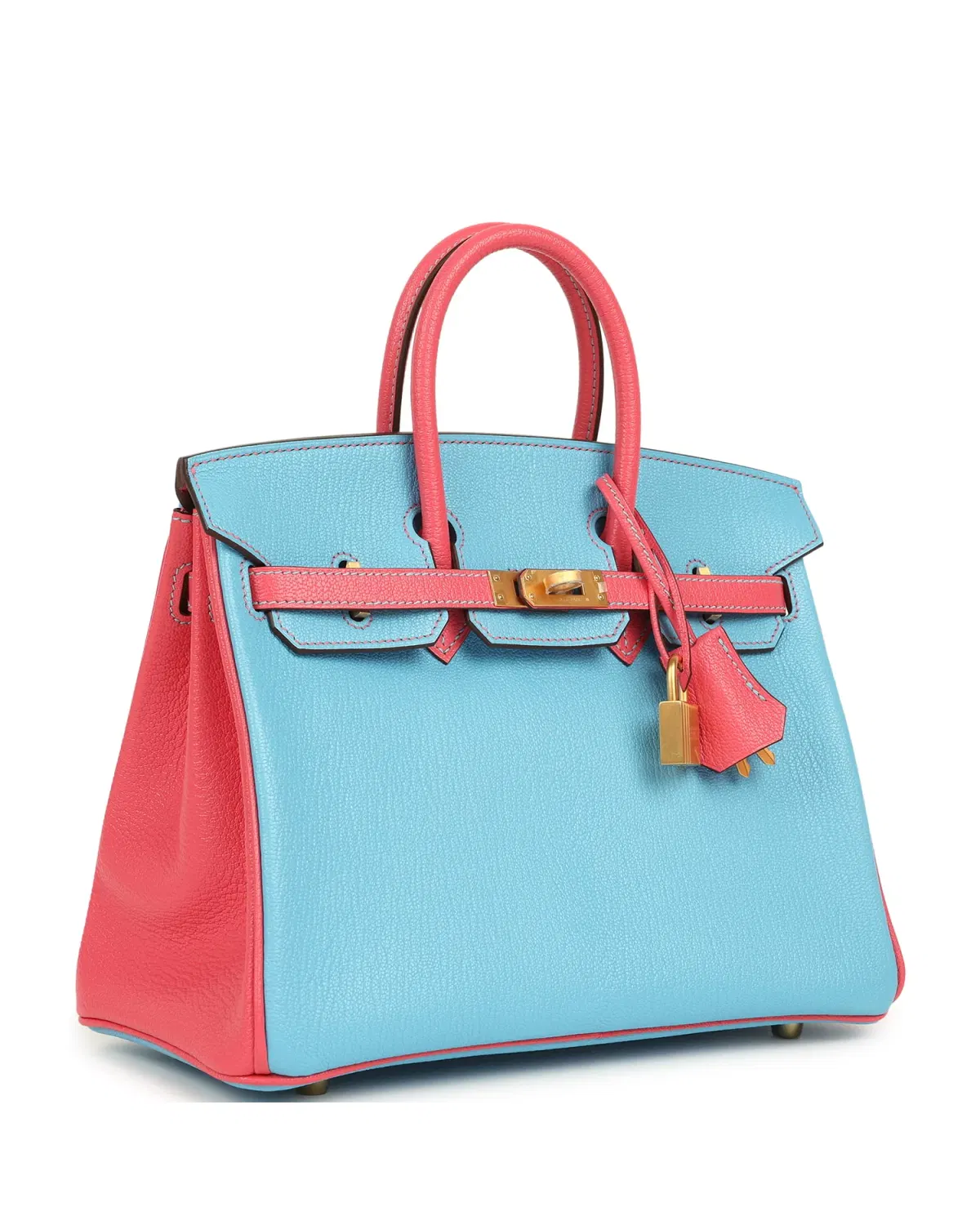 Hermès Birkin HSS 25, Céleste / Rose Lipstick