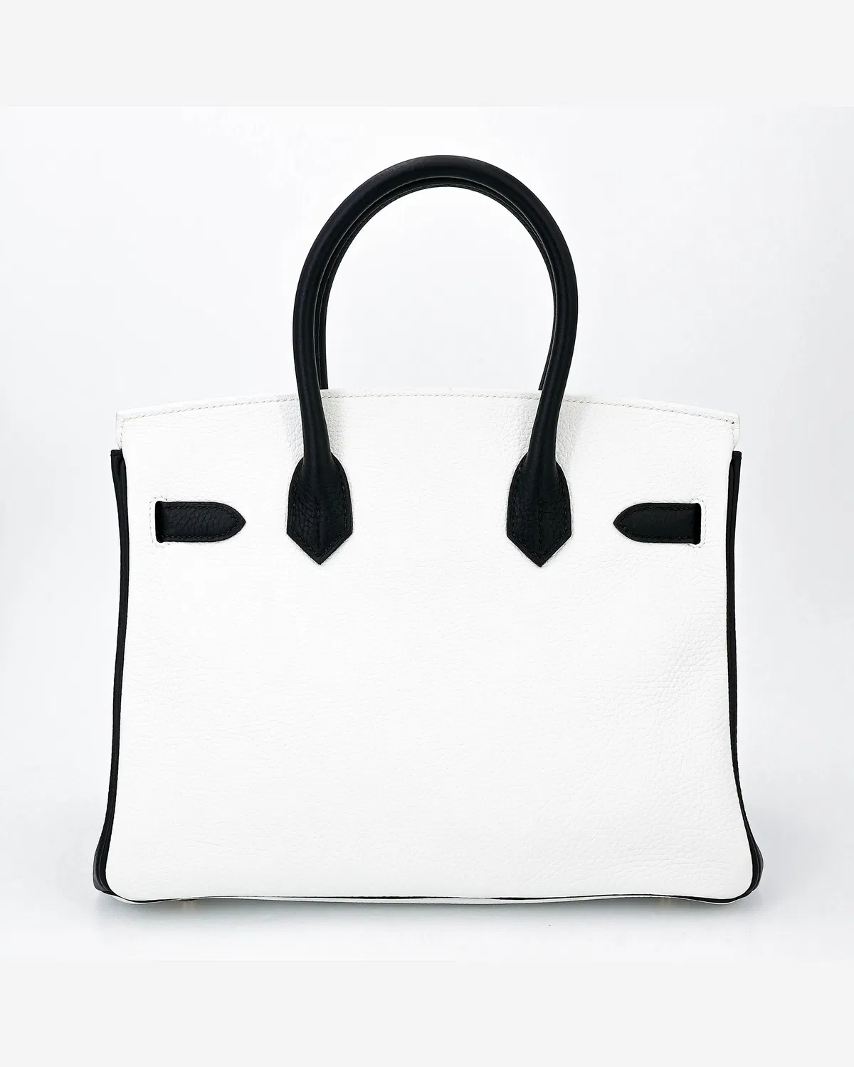 Hermès Birkin HSS 30, Noir / Blanc
