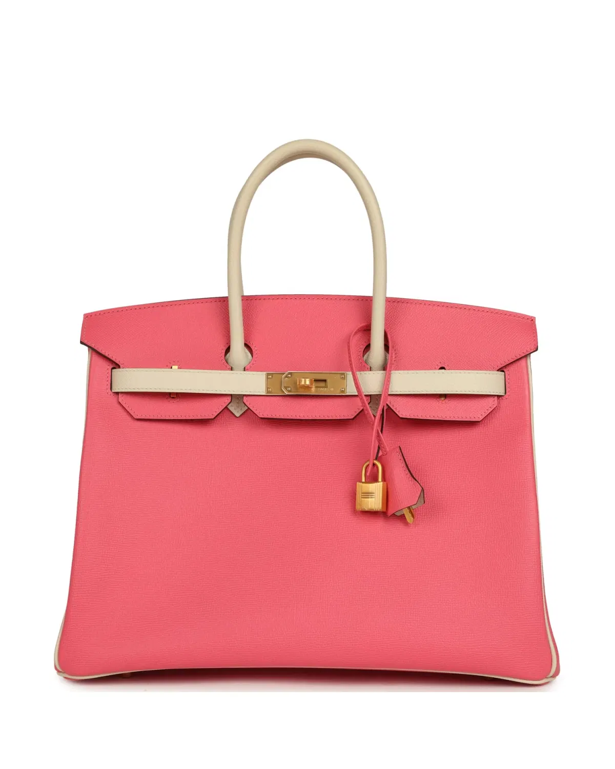 Hermès Birkin HSS 35, Rose Azalée / Craie