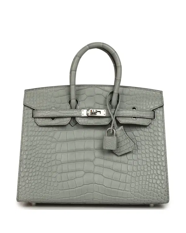 Hermès Birkin Sellier 25, Gris Ciment
