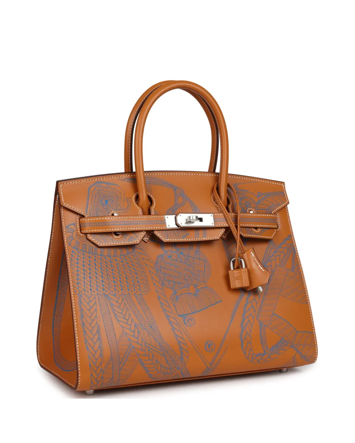 Hermès Birkin Sellier Zouaves et Dragons 30, Natural Sable