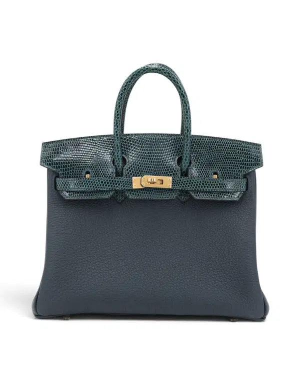 Hermès Birkin Touch 25, Vert Rousseau / Vert Cypress