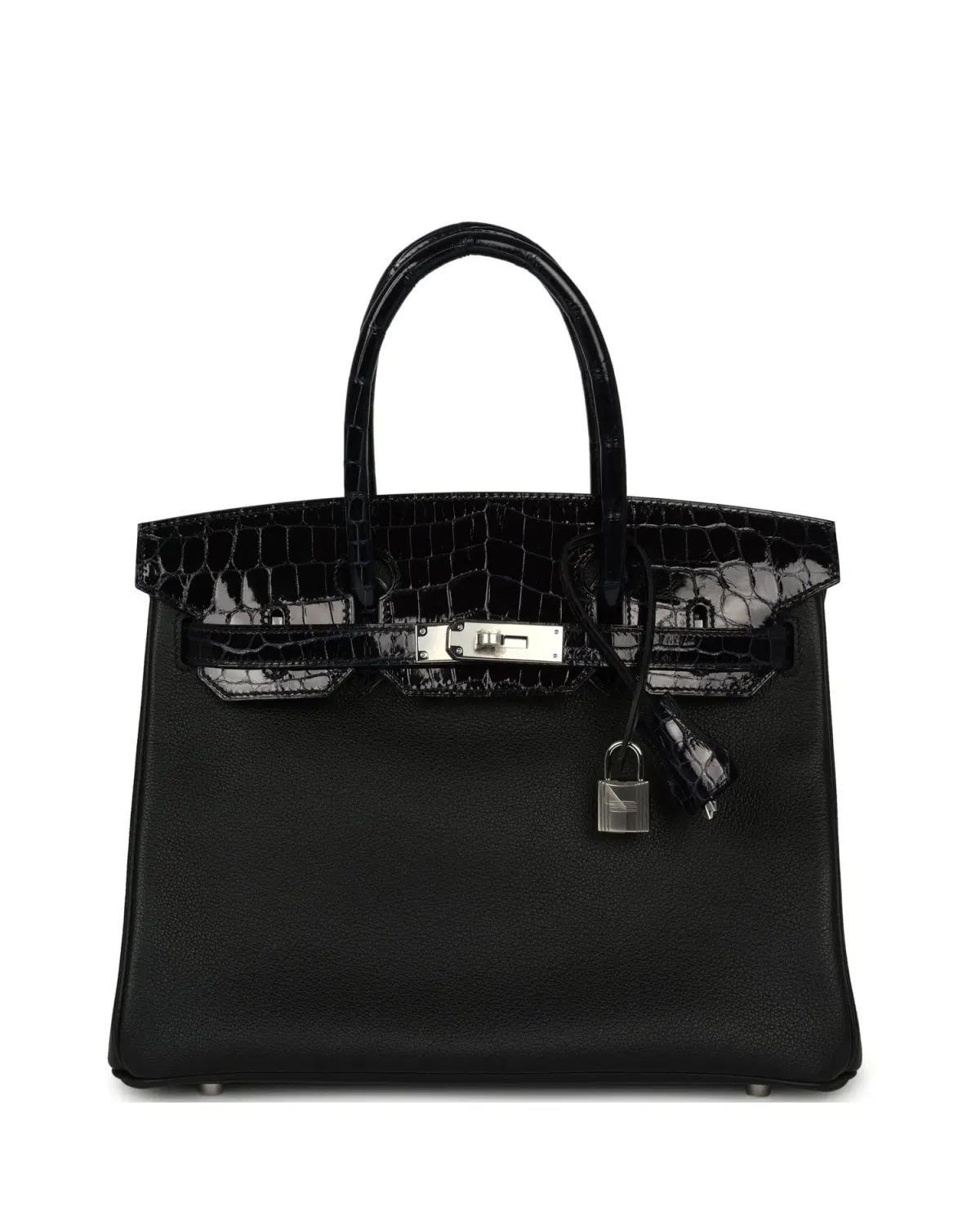 Hermès Birkin Touch 30, Noir / Bleu Marine