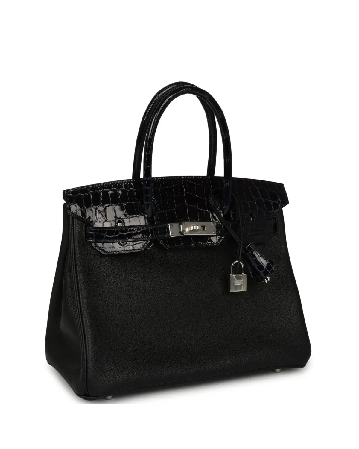 Hermès Birkin Touch 30, Noir / Bleu Marine
