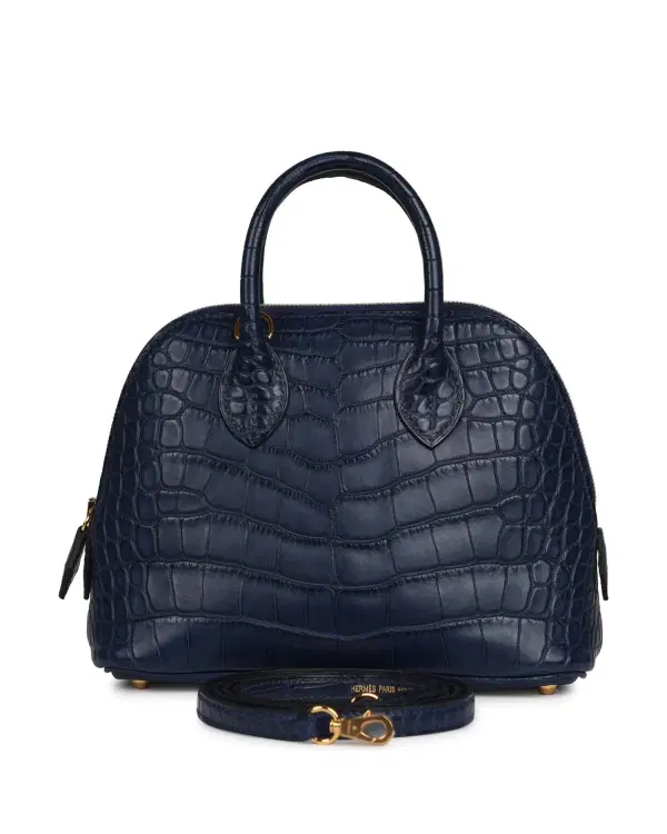 Hermès Bolide 1923 Mini, Bleu Saphir