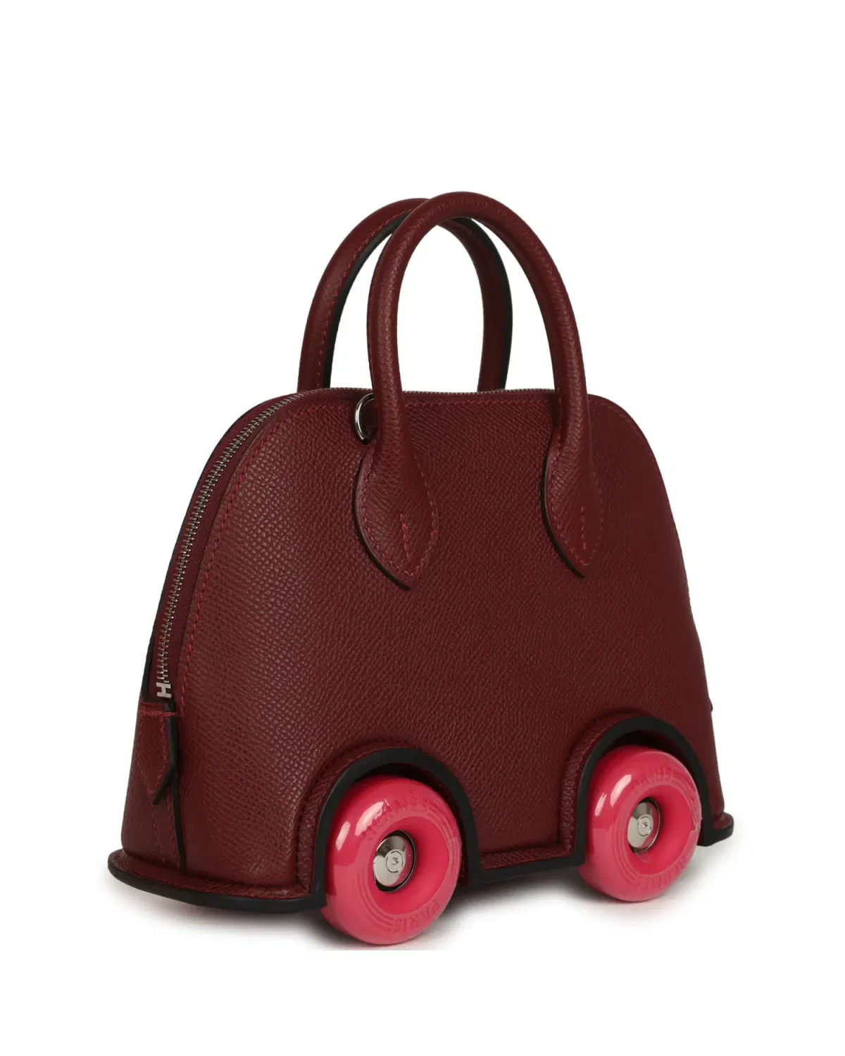 Hermès Bolide On Wheels Mini, Rouge H / Rose Extrême