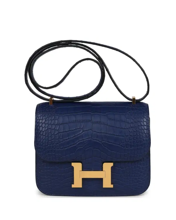 Hermès Constance 18, Bleu Saphir
