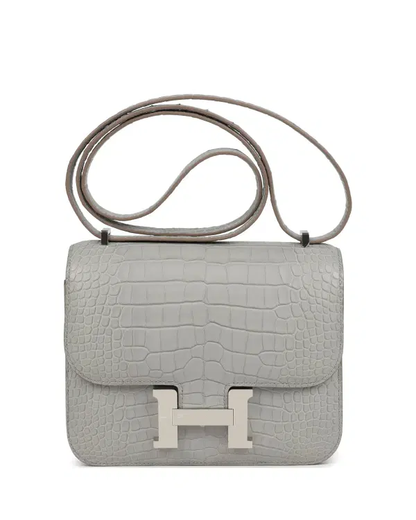 Hermès Constance 18, Gris Perle