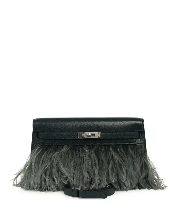Hermès Kelly Elan Folie One size, Vert Cyprès