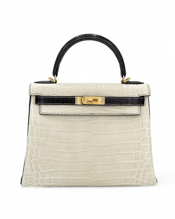Hermès Kelly HSS 28, Noir / Béton