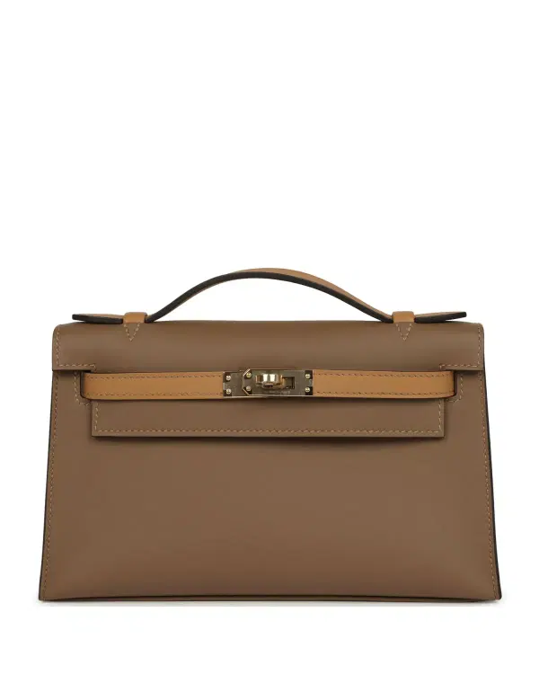 Hermès Kelly Pochette HSS One size, Beige De Weimar / Biscuit