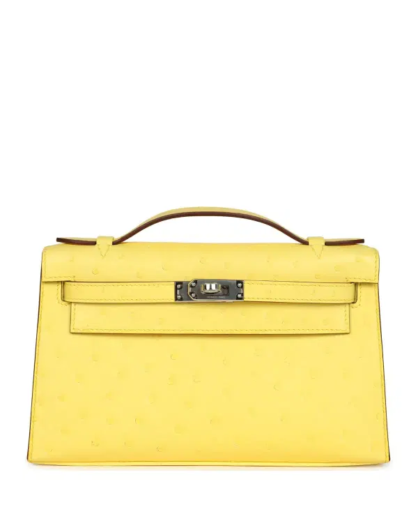 Hermès Kelly Pochette One size, Jaune Citron