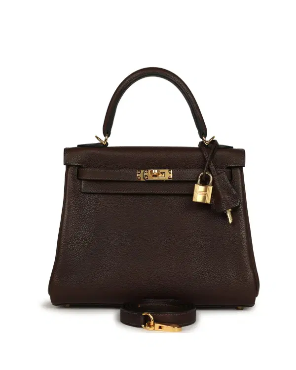 Hermès Kelly Retourne 25, Ébène