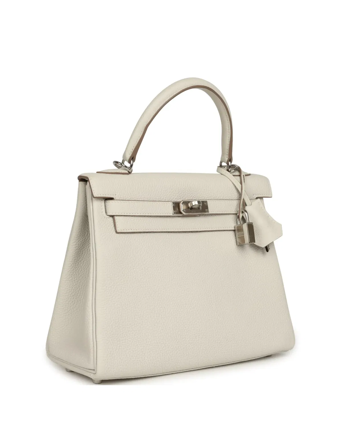 Hermès Kelly Retourne 25, Gris Pâle