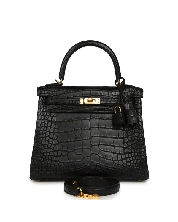 Hermès Kelly Retourne 25, Noir