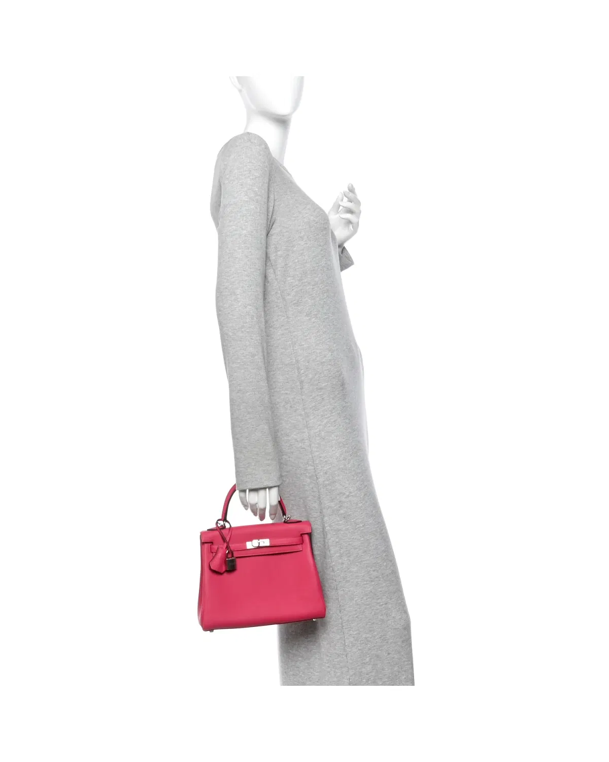 Hermès Kelly Retourne 25, Rose Mexico