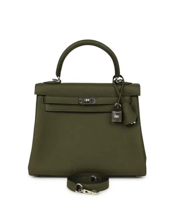 Hermès Kelly Retourne 25, Vert Véronèse