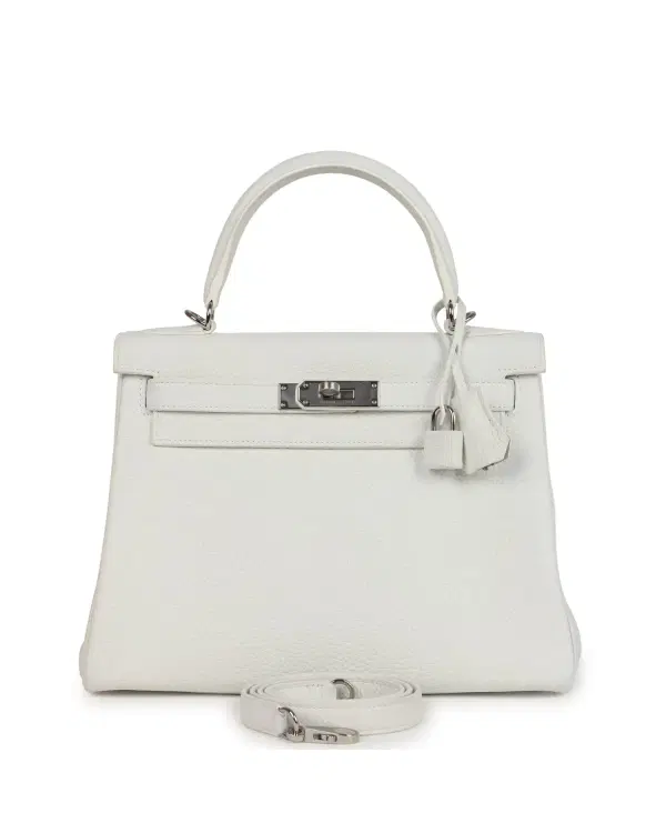 Hermès Kelly Retourne 28, Blanc