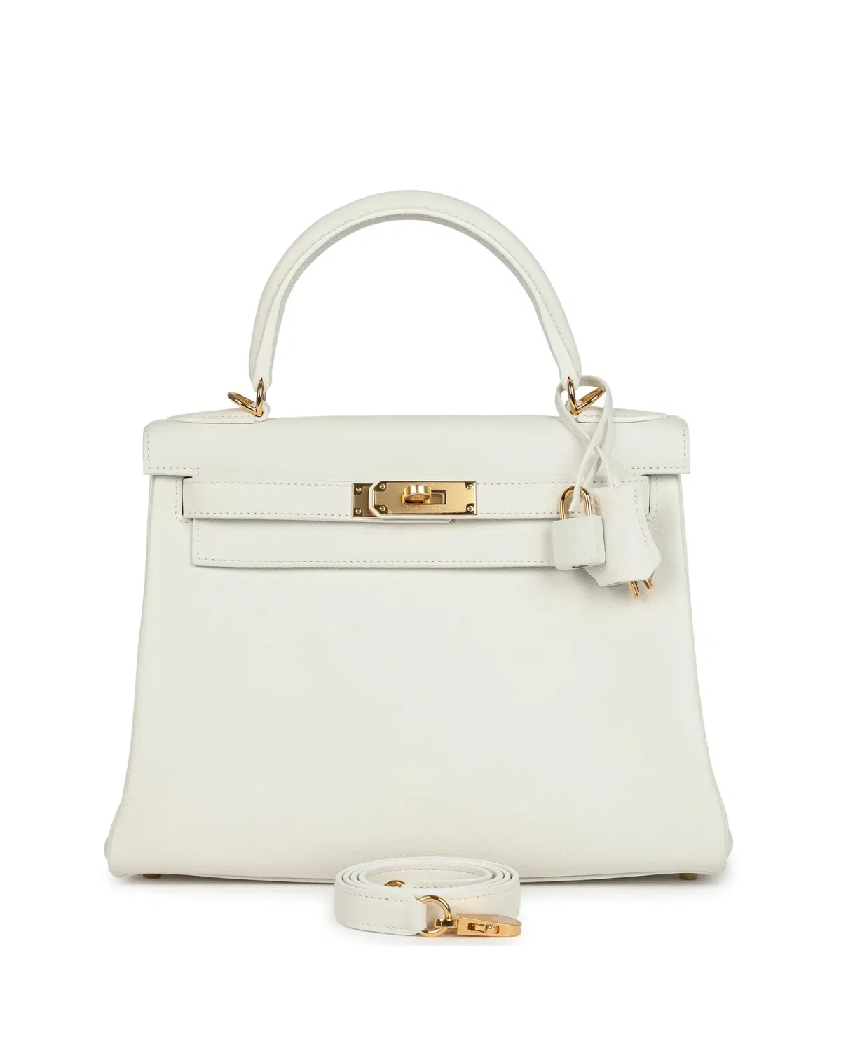 Hermès Kelly Retourne 28, Blanc