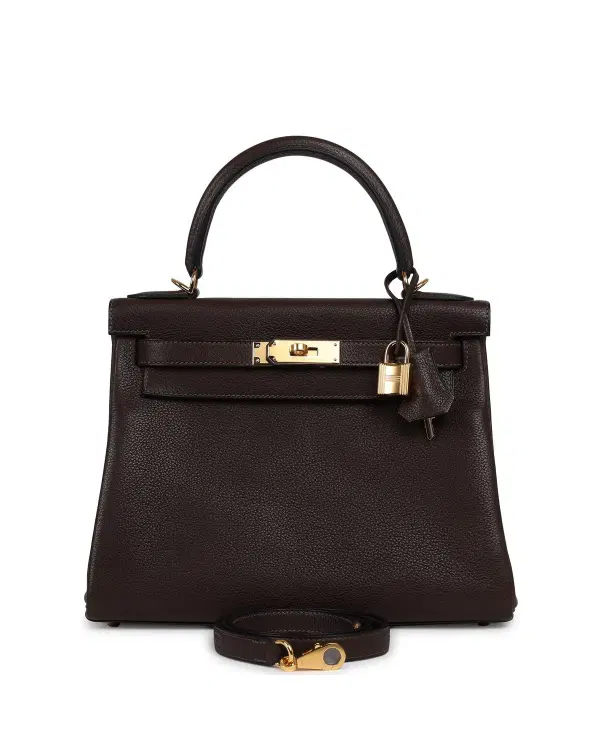 Hermès Kelly Retourne 28, Ébène