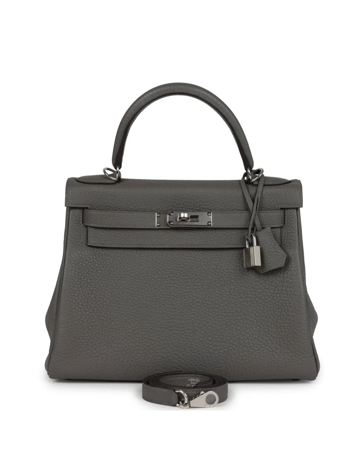 Hermès Kelly Retourne 28, Gris Meyer