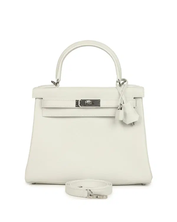 Hermès Kelly Retourne 28, New White