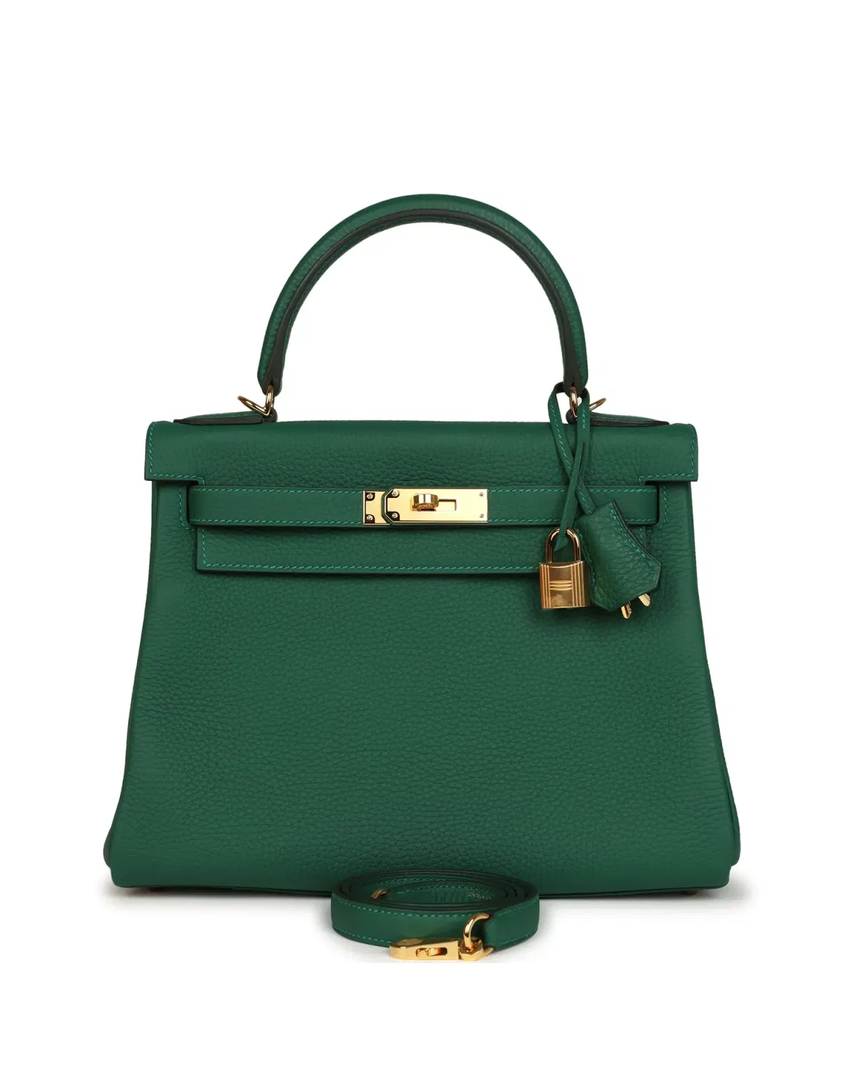 Hermès Kelly Retourne 28, Vert Moyen