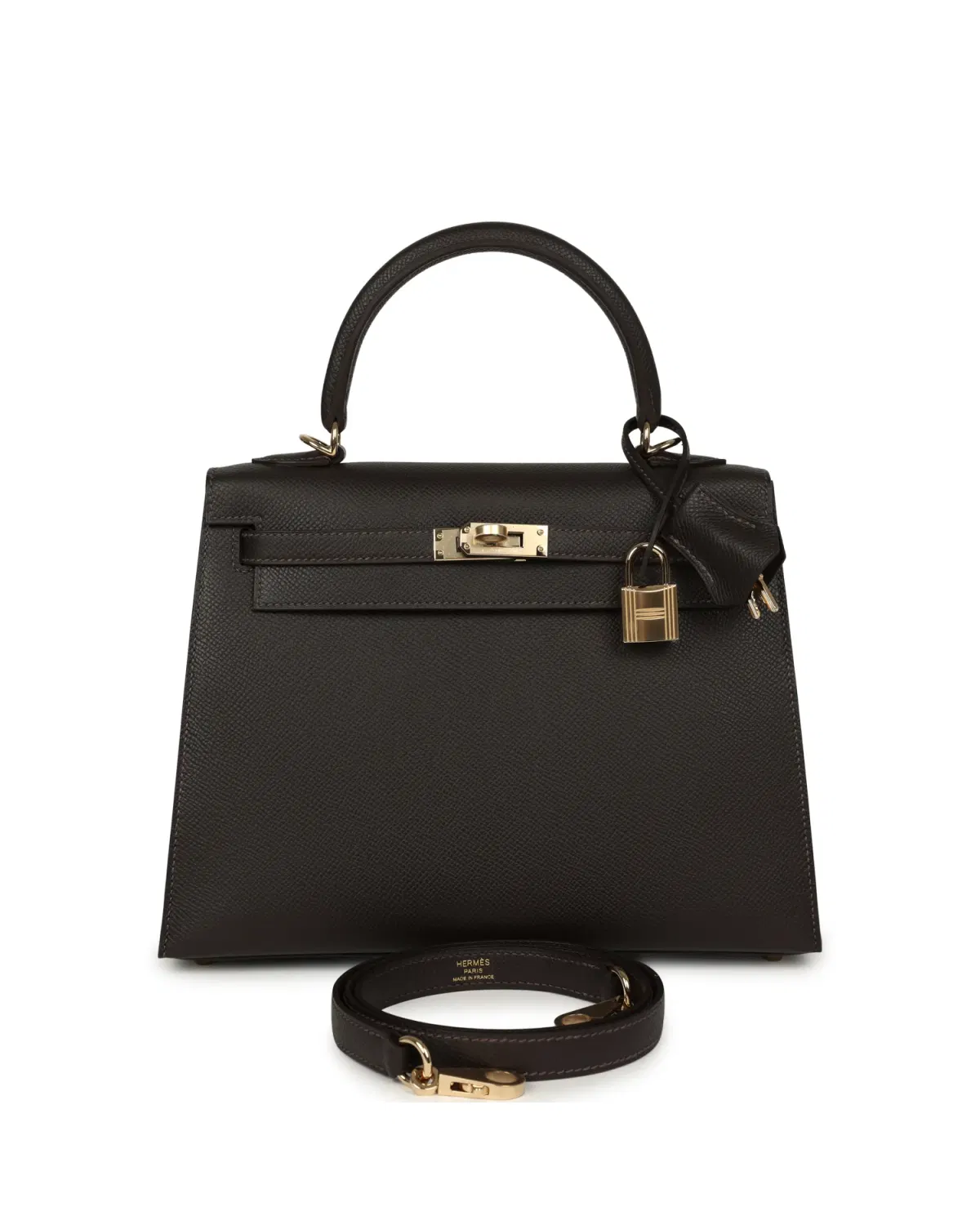 Hermès Kelly Sellier 25, Bai Brun