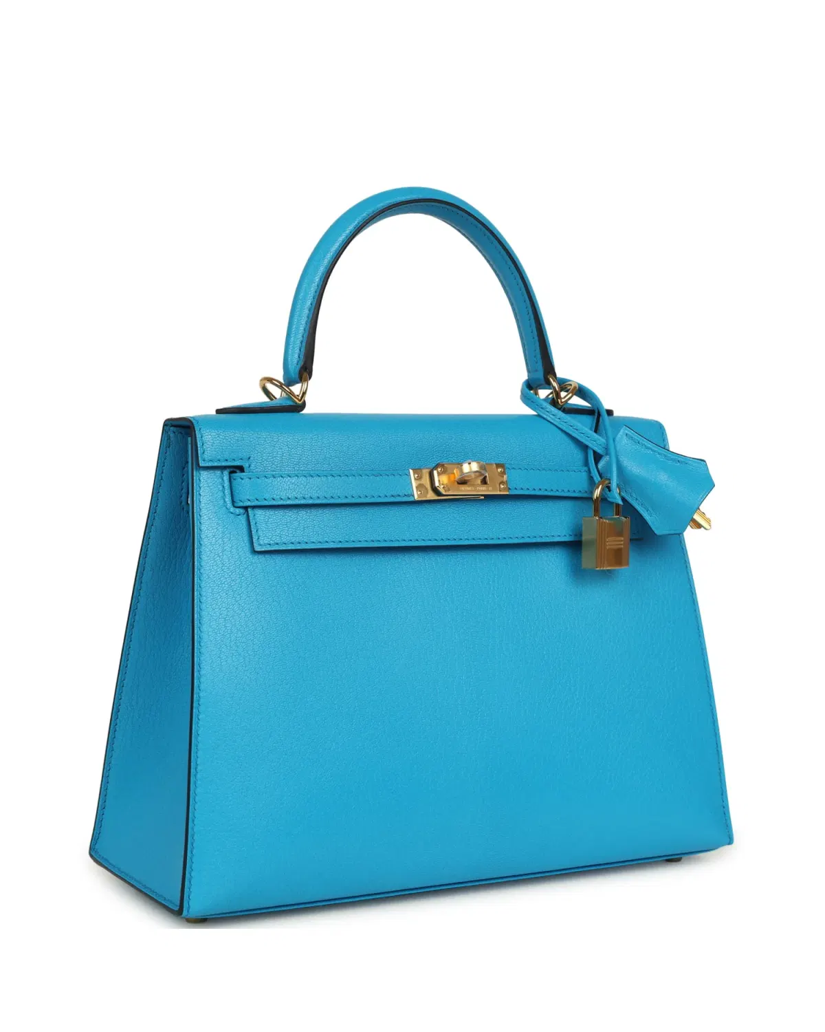Hermès Kelly Sellier 25, Bleu Frida
