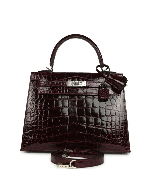 Hermès Kelly Sellier 25, Bordeaux