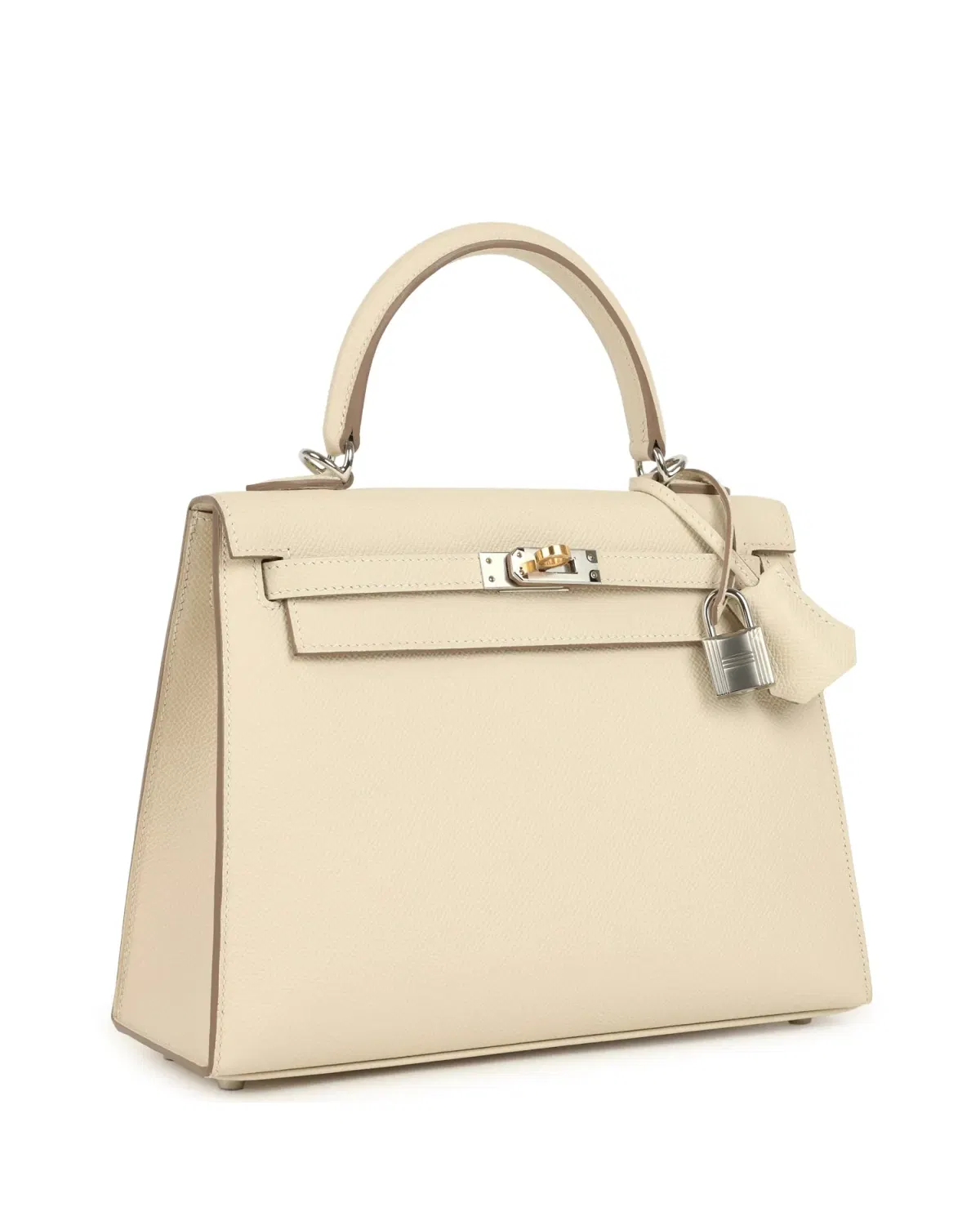 Hermès Kelly Sellier 25, Craie