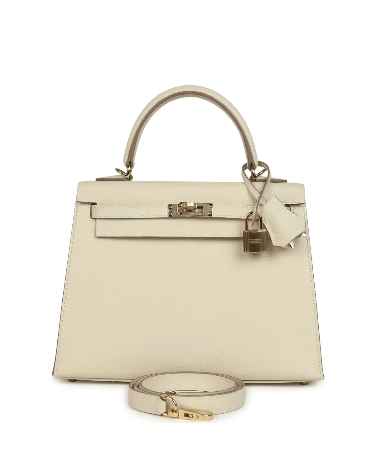 Hermès Kelly Sellier 25, Craie