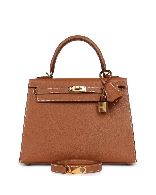 Hermès Kelly Sellier 25, Gold