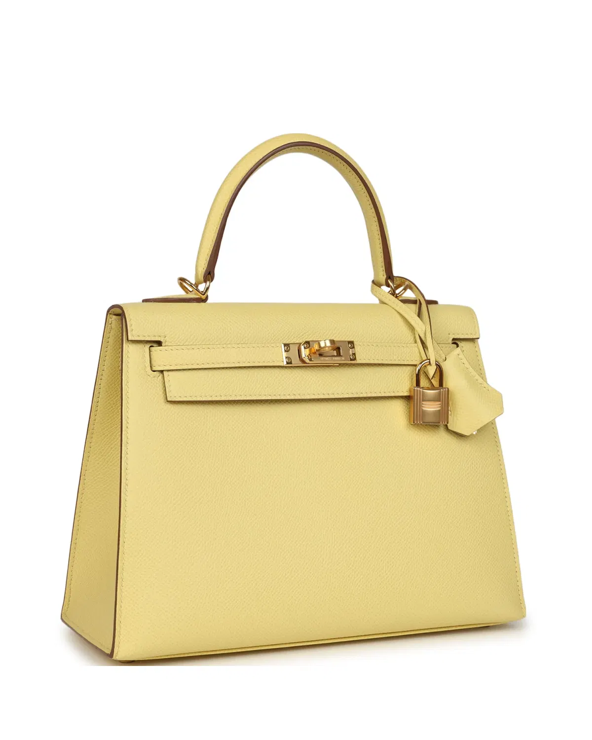 Hermès Kelly Sellier 25, Jaune Poussin