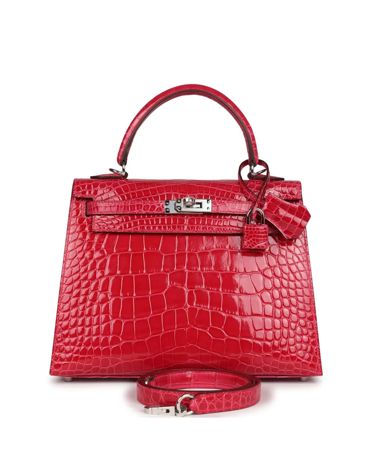 Hermès Kelly Sellier 25, Rose Extrême