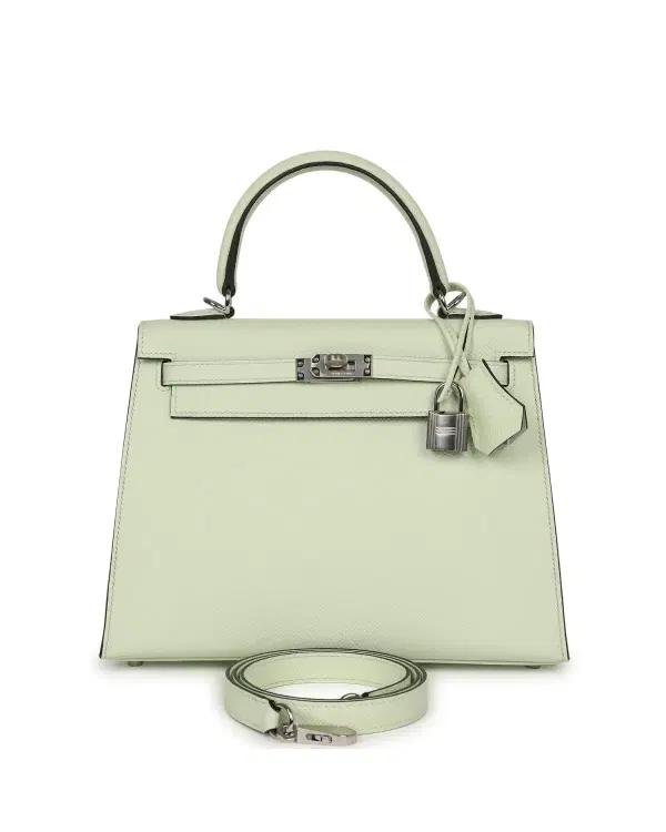 Hermès Kelly Sellier 25, Vert Fizz