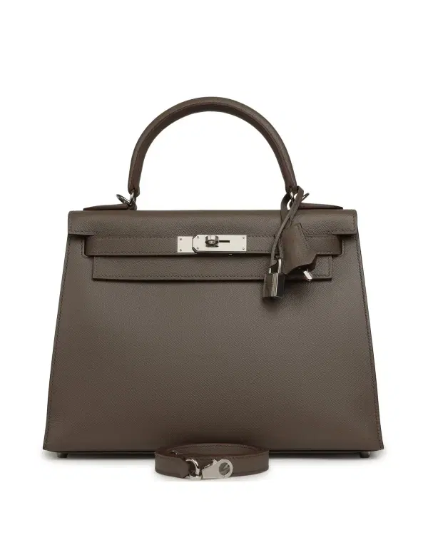 Hermès Kelly Sellier 28, Étain