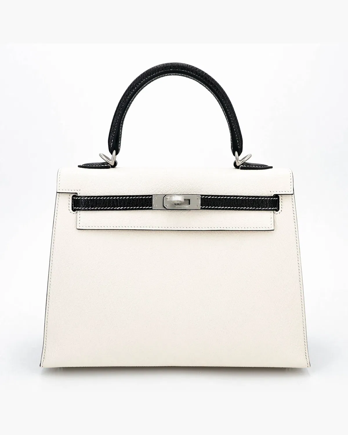 Hermès Kelly Sellier HSS 25, Noir / Nata
