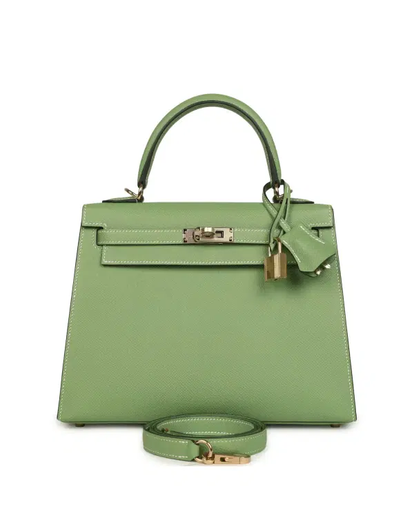 Hermès Kelly Sellier HSS 25, Vert Criquet