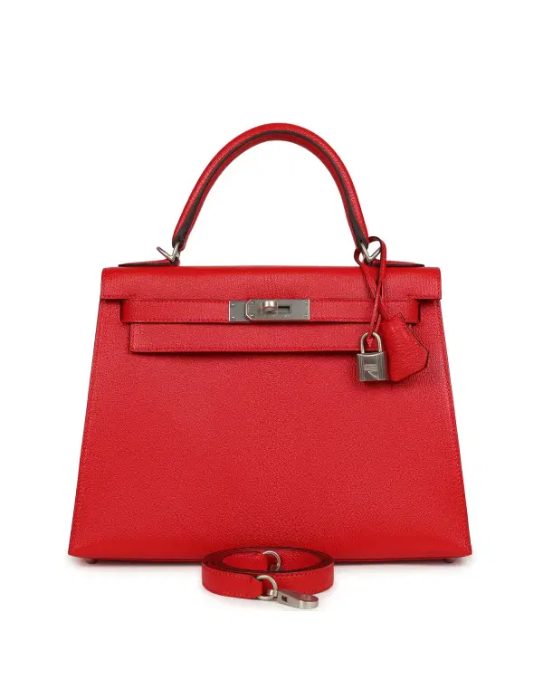 Hermès Kelly Sellier HSS 28, Rouge de Cœur
